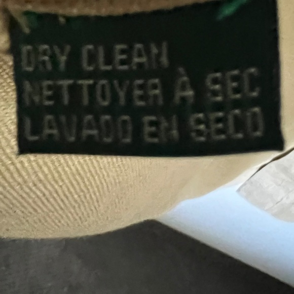 Lauren Ralph Lauren Tan Linen Long Sleeve Button Up Top Blouse Plus Size 16 - Picture 9 of 9